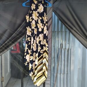 RACHEL Rachel Roy Floral Asymmetrical Dress